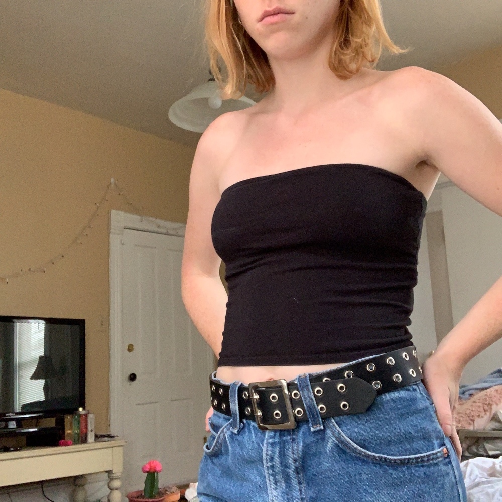 Black tube top